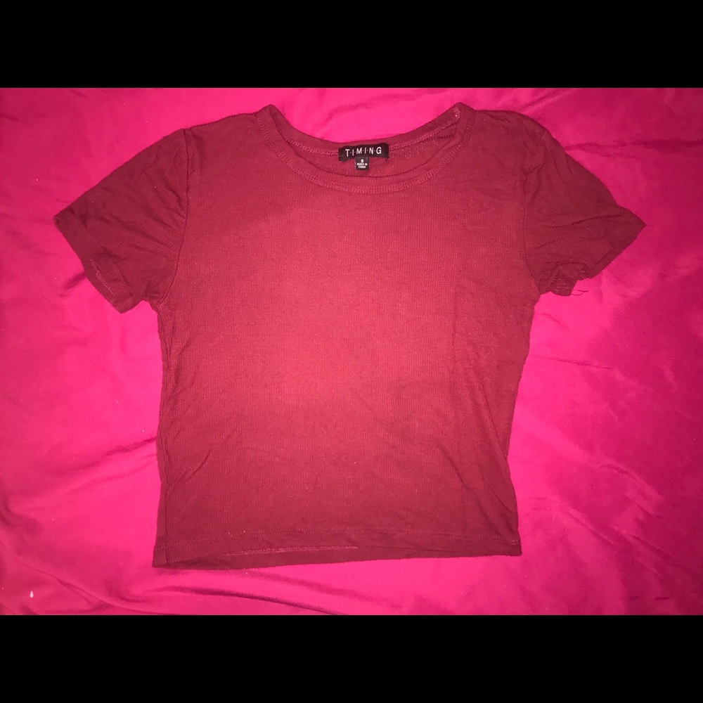 Red Crop Top